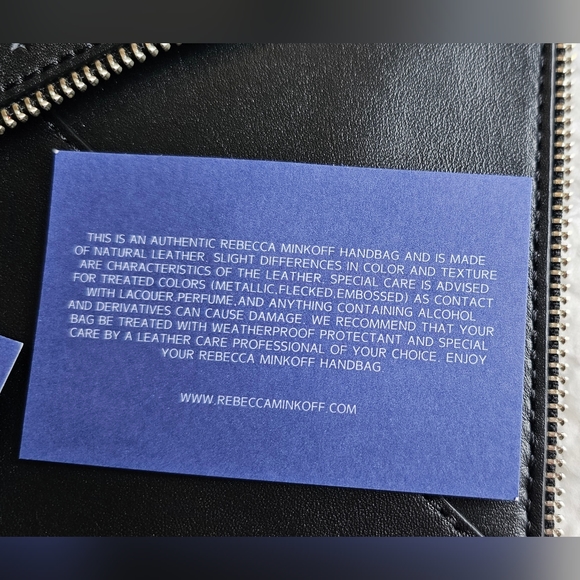 Rebecca Minkoff black leather star perforated Clutch NWT with original duster - Picture 3 of 7